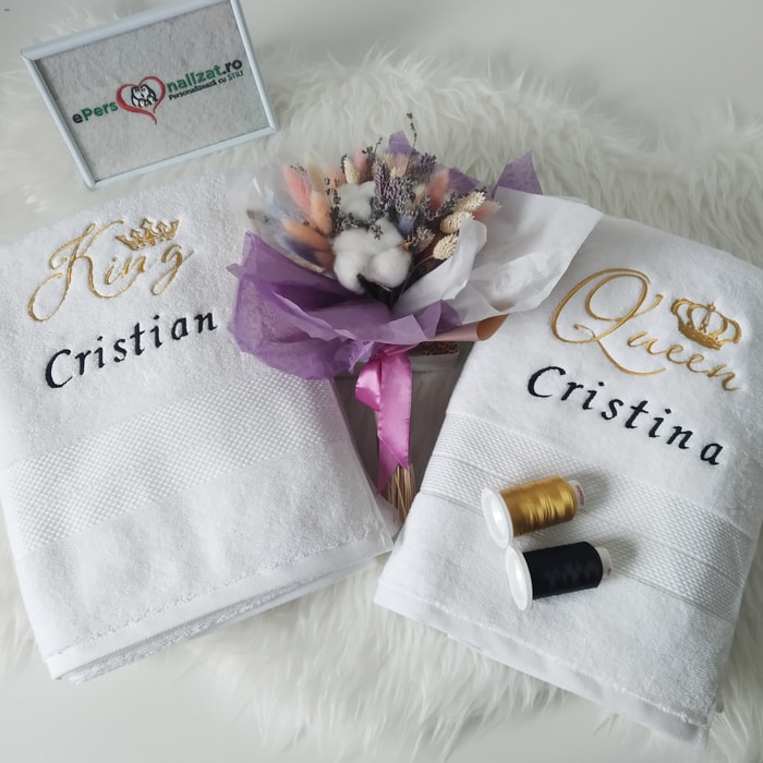 prosoape personalizate king queen