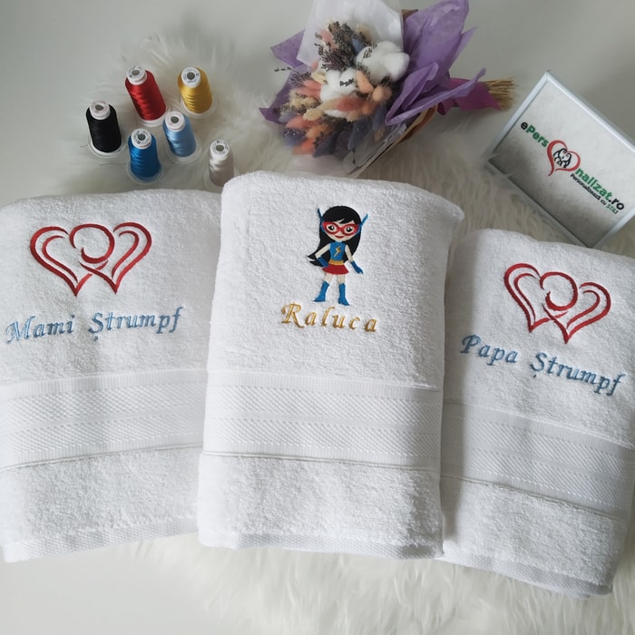 prosoape personalizate mami papa fata