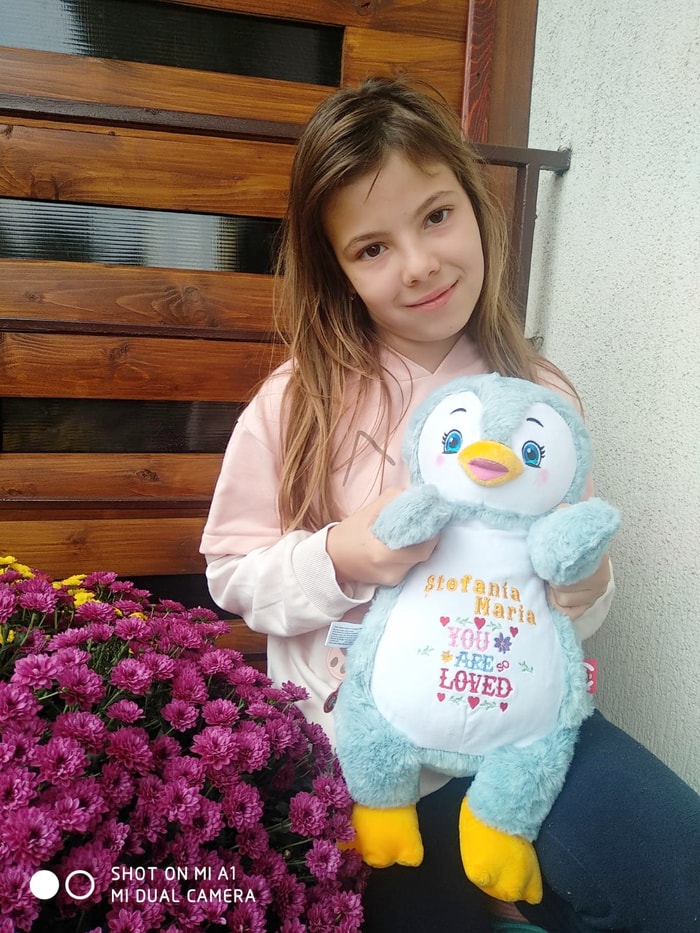 Pinguin plus personalizat de la clienti