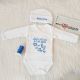 Body si caciulita bebe personalizate prin broderie