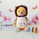 Leu personalizat prin broderie