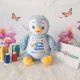 Pinguin din plus personalizat prin broderie