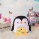 Pinguin ghiozdan personalizat