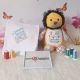 Set jucarie plus leu si paturica personalizate