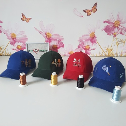 Sepci personalizate prin broderie, bumbac